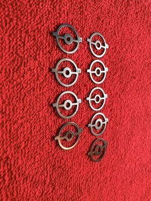 Vintage Redfield Olympic Front Sight Inserts Mint Condition Full Shooter Set (9)