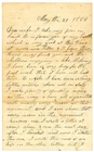 Ohio Civil War Letters from 1864 (2). 161st Ohio Infantry Regiment.