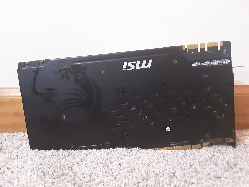 For Parts MSI GTX 1080 Crashes Under Heavy Load Good Condition - Image 2 of 4