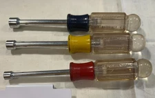 Lot of 3 Craftsman Nut Drivers Made in USA Vintage 41974 41971 41972