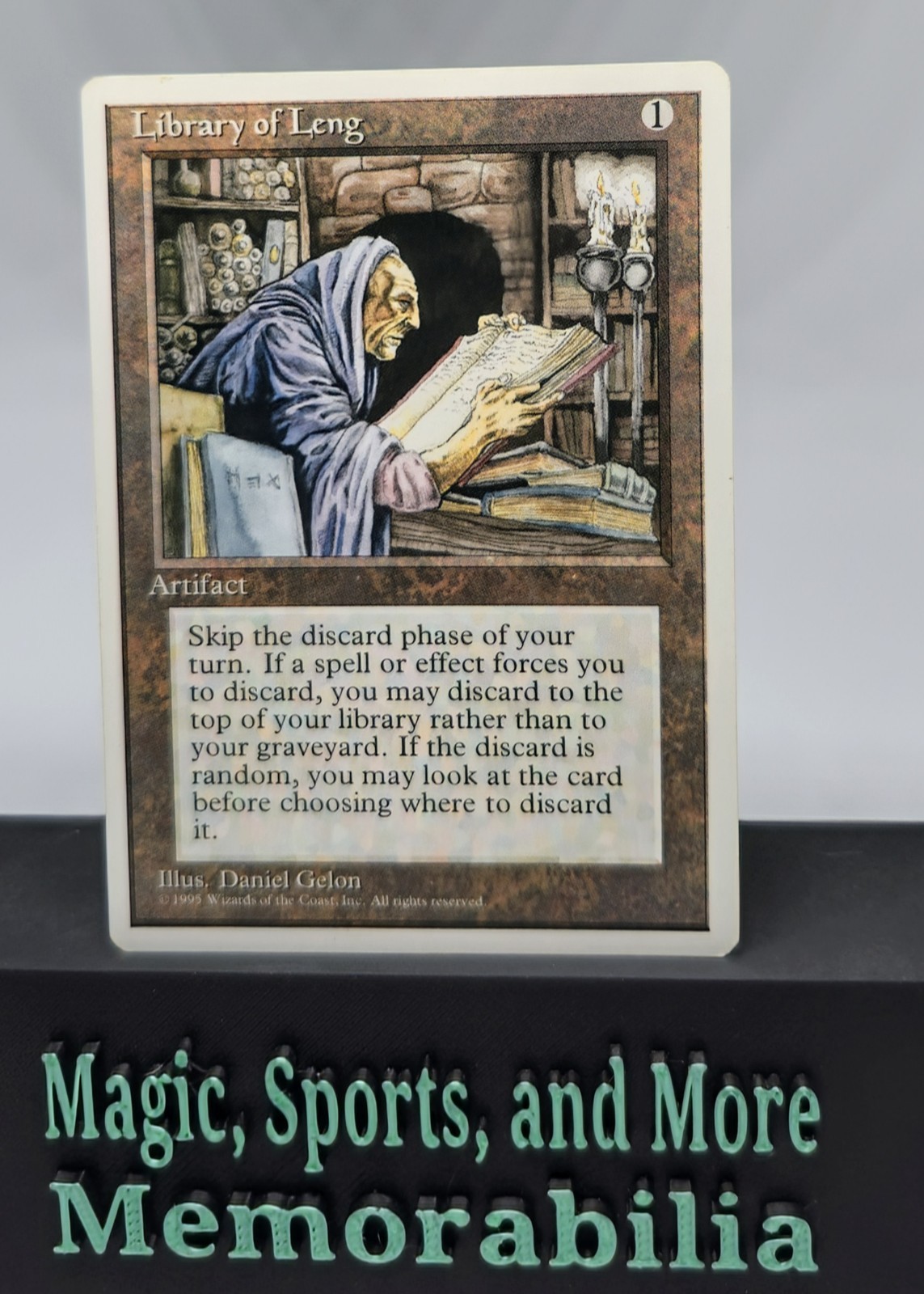 MTG Library of Leng Uncommon Regular 4th Edition Magic The Gathering LP