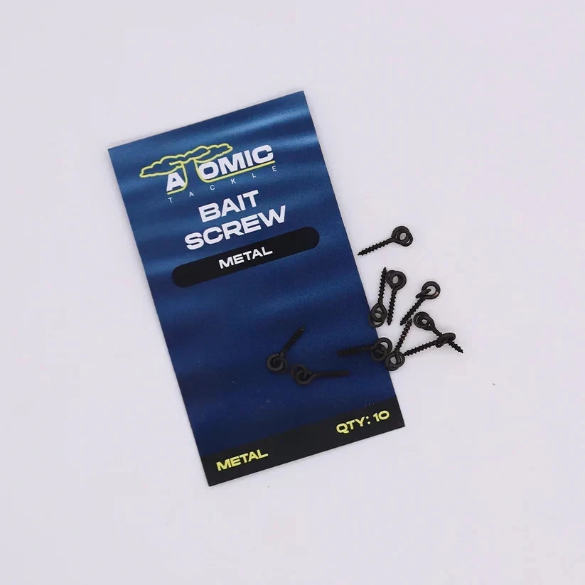 Atomic Tackle Hook Bait Screw Metal -  Carp Fishing Terminal Tackle