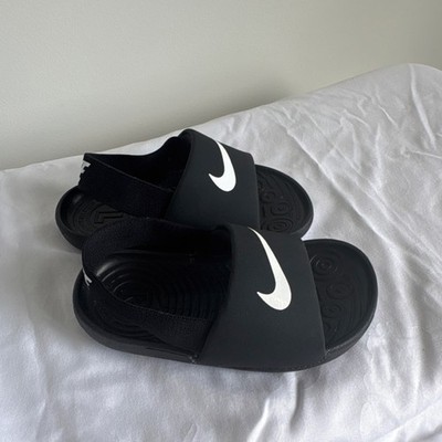 Nike Unisex Baby & Toddler Slide Sandals Black/White Logo US 7C BV1094-001