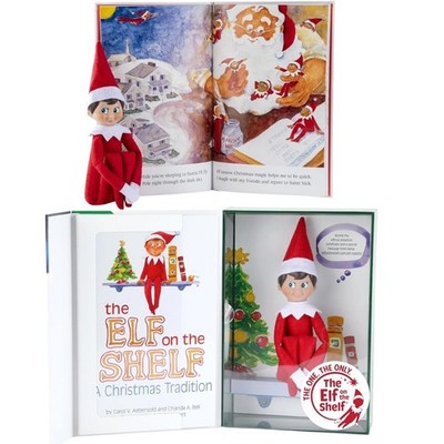Elf on the Shelf: A Christmas Tradition (blue-eyed boy)
