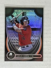 Carlos Correa [Blue Refractor] #CC Prices | 2013 Bowman Platinum
