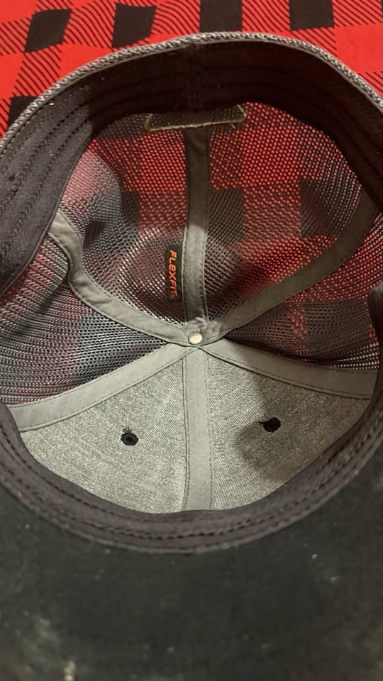 Columbia PHG Caza FlexFit Gris Sombrero Ajustado Hombres Aire Libre Cazadores Gorra L/XL Foto 4 de 4