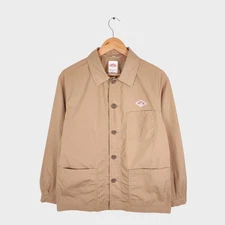 DANTON Men's Made in Japan Beige Lightweight Cotton Chore Jacket