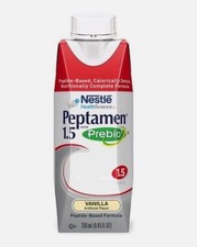 Nestle Healthscience Peptamen 1.5 W Prebio Vanilla 8.45 Oz X 24 Tube Feed 2/27