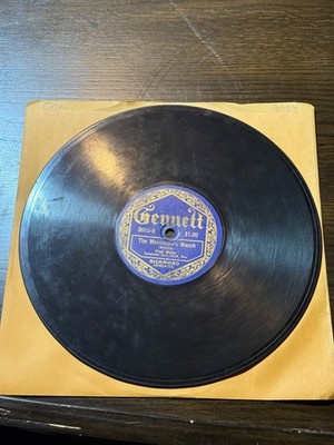 GENNETT Record 78 Rpm 9083 Fred White MESSENGERS MARCH / ON THE LAKE