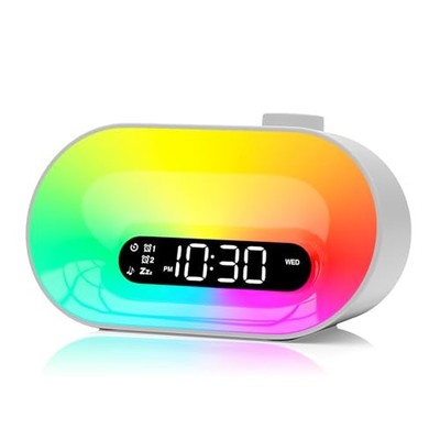 White Noise Sound Machine & Sunrise Alarm Clock, 30 Sleep Normal Light Purple
