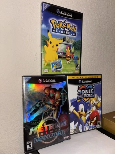 New ListingPokémon Channel Metroid Prime 2 Sonic Heroes Nintendo GameCube Tested