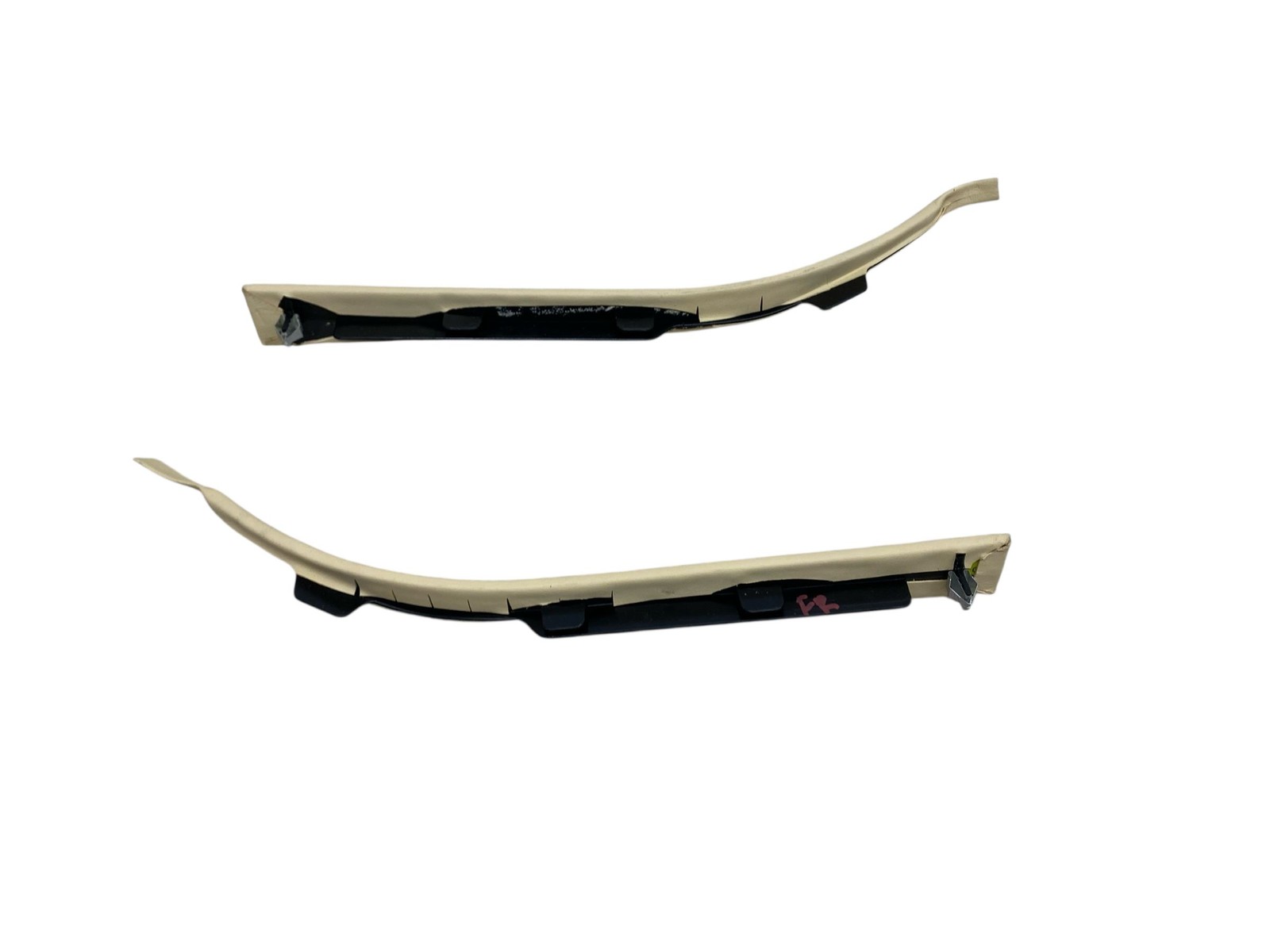 2010-2020 BENTLEY MULSANNE FRONT LEFT RIGHT TRIM COVER PANEL SET BEIGE LEATHER