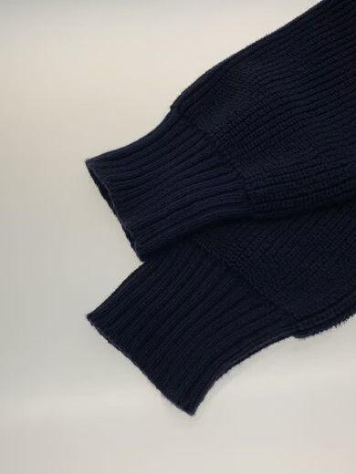 PRADA Driver's Knit Cardigan (Heavyweight) Size 48 Cotton NVY 000ET-Z006F-00002 thumbnail 6