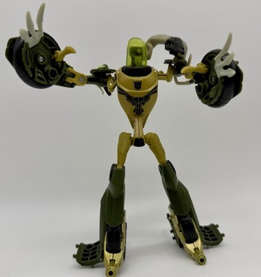 Transformers Animated Oil Slick Deluxe Class Hasbro Takara 2008 No Barrels Read
