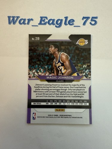 2020-21 Panini Prizm - Magic Johnson #219 ๐ฆ
- Picture 2 of 2