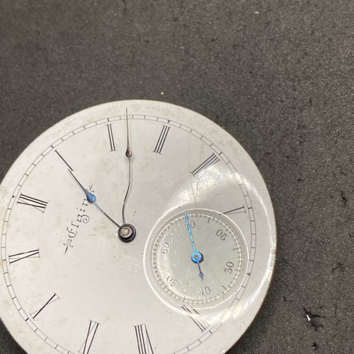 Elgin Grade 210 Pocket Watch Movement Size 16s 7j Hunter Model 6 Parts F8274 - Picture 7 of 8