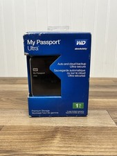 WD My Passport Ultra 1TB Portable External Hard Drive USB WDBZFP0010BBK NEW