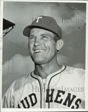 Press Photo Jerry Witte, Toledo Mud Hens Baseball Player - lrs30225