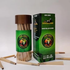 Handmade Natural Pre Rolled Cones - 1 1/4 Size Pre Roll Cones for Slow, Even ...