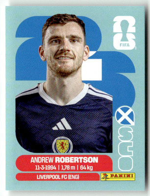Panini 2026 World Cup Amerika WM Sticker No. SCO 6 Andrew Robertson Schottland
