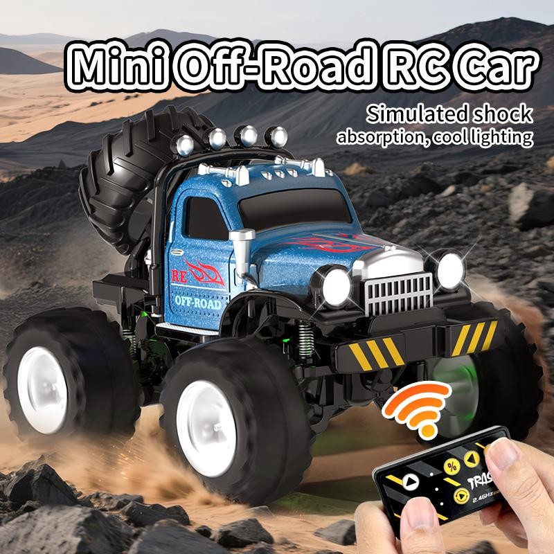 Mini 2.4ghz Alloy High Speed All Terrain Dual Control Toy Ca
