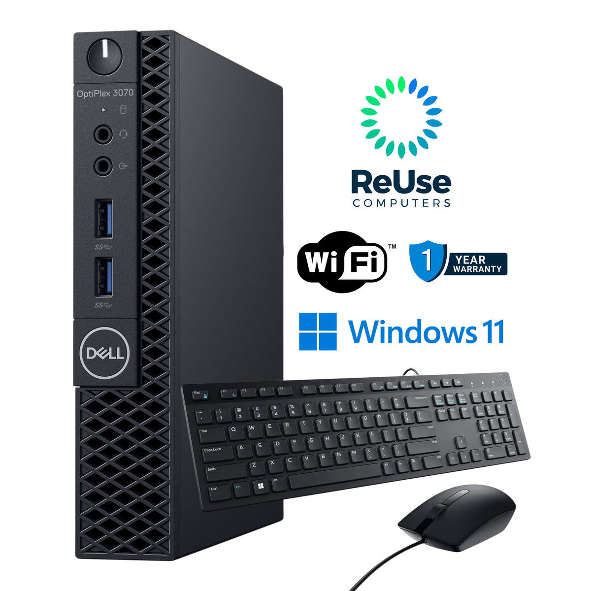Dell 3070 Intel Core i5-9500T 8GB DDR4 1TB NVMe Windows 11 Pro | eBay