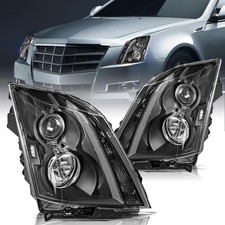 Black Halo Headlights For 2008-2013 Cts Replacement Headlamps Black Halo Headlights For 2008-2013 Cts Replacement Headlamps