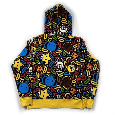 BAPE OG Baby Milo Friends Fruit Full Zip Hoodie sz M vintage Nigo