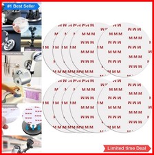10 Pack 80mm 3.15 Inch Circular Double Sided Sticky Pads Car Mount Suction Cup