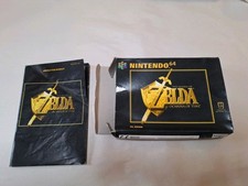 Zelda Ocarina of Time N64 Box & Manual Only PAL | No Game Cartridge