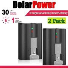 2-Pack V4 Battery for Ring-Doorbell Camera 2/3/4, Stick-Up Cam (2nd & 3rd Gen)