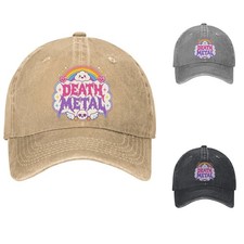 Cute Skull Dad Hat Retro Baseball Cap Adjustable Cotton