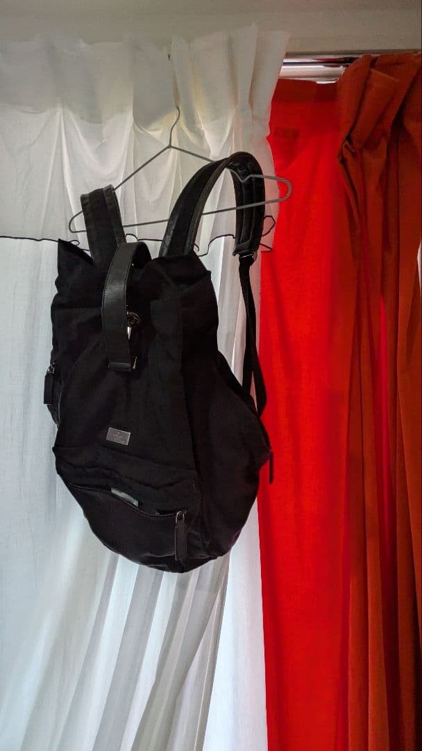 GUCCI Solid Backpack Rucksack Turnlock Leather Ny… - image 19