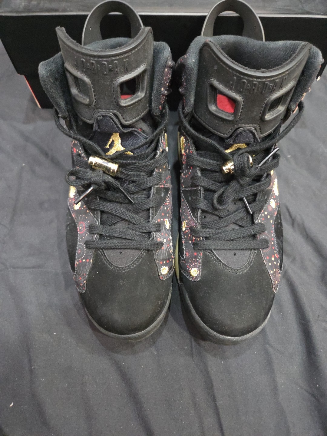 Air Jordan 6 Retro Chinese New Year Sneakers AA2492-021 Mens Size 9.5 thumbnail 3