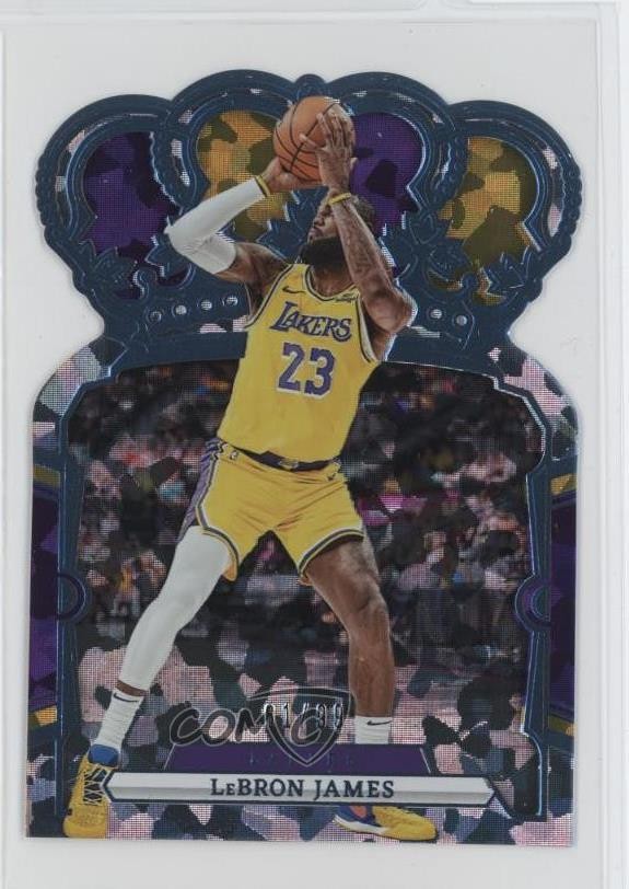 2023-24 Panini Crown Royale Blue Crystal /99 LeBron James #95 hs9