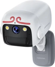 Security Camera - CINMOORE Wireless 2K+ Night Vision, Two-Way Audio, Easy Instal