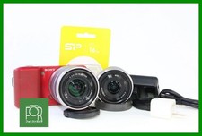 Excellent Sony Alpha NEX-3 red SONY E 16mm F2.8 18-55mm w/Accessories