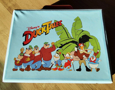 Disney DuckTales Kassettenkoffer hellblau  FORTY FOUR  90er Vintage