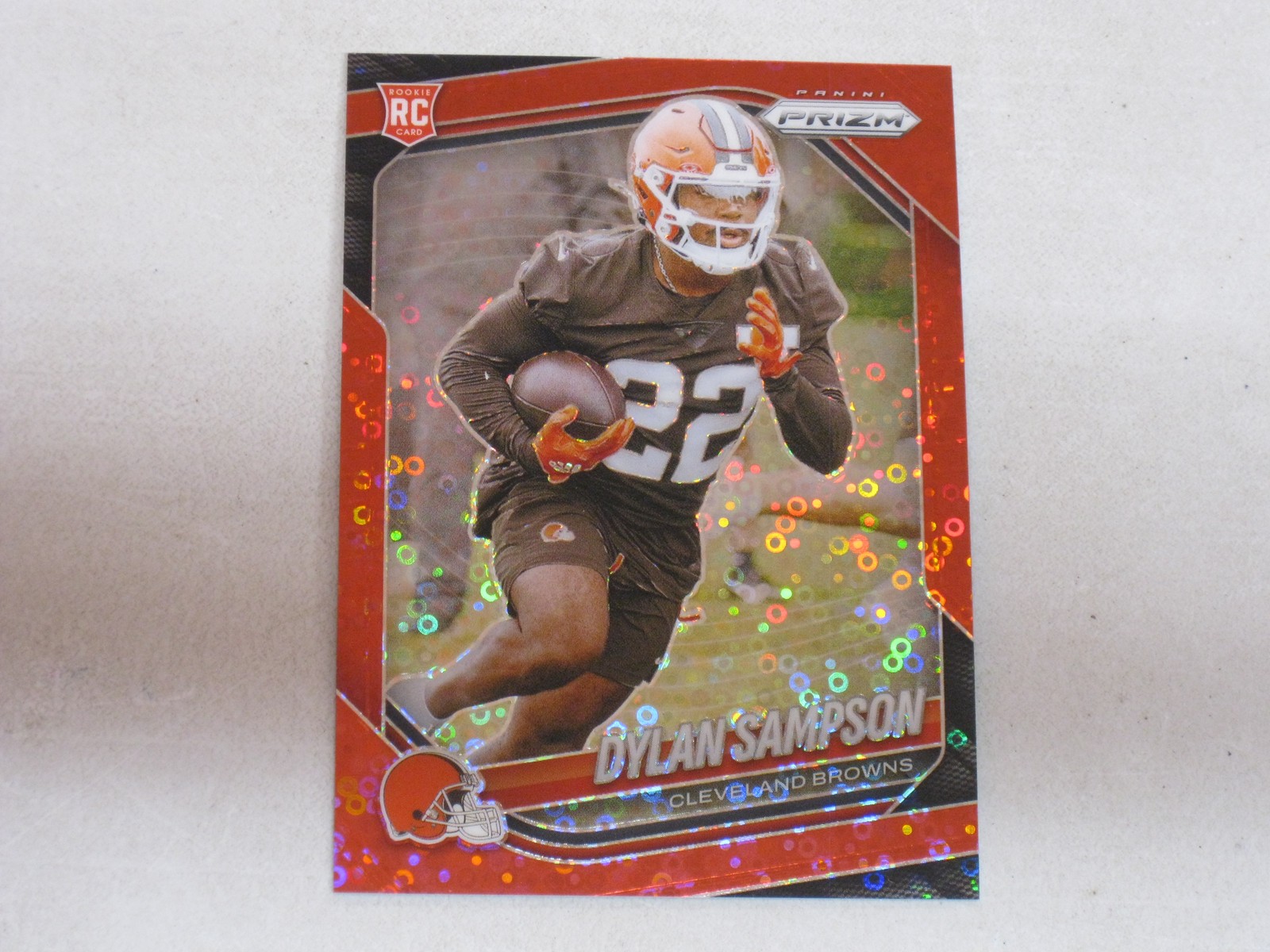 2025 Panini Prizm No Huddle Red Prizm #365 Dylan Sampson 40/99 Rookie RC