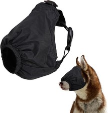 Calming Eye Mask for Dogs - Anxiety Cover, Nylon Muzzle for Grooming,
