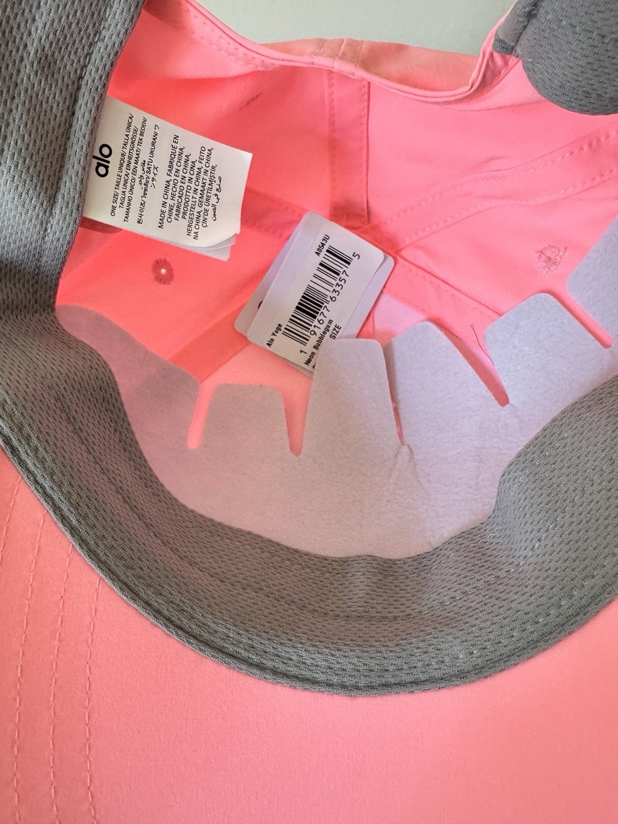NWT Alo Yoga Performance Off-Duty Cap Neon Bubblegum Authentic | eBay