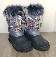 Dream Pairs Toddler Girls Winter Snow Boots Insulated Waterproof Kids Sz 9