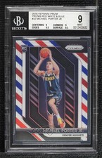 2018-19 Panini Prizm Red White & Blue Michael Porter Jr #32 BGS 9 MINT ki9