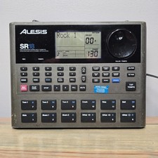 ALESIS SR-18 Professional Drum Machine w/ Power Supply SR18 Reference Chart