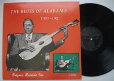 BLUES OF ALABAMA 1927-1931 Clifford Gibson EX BELZONA / YAZOO original vinyl LP