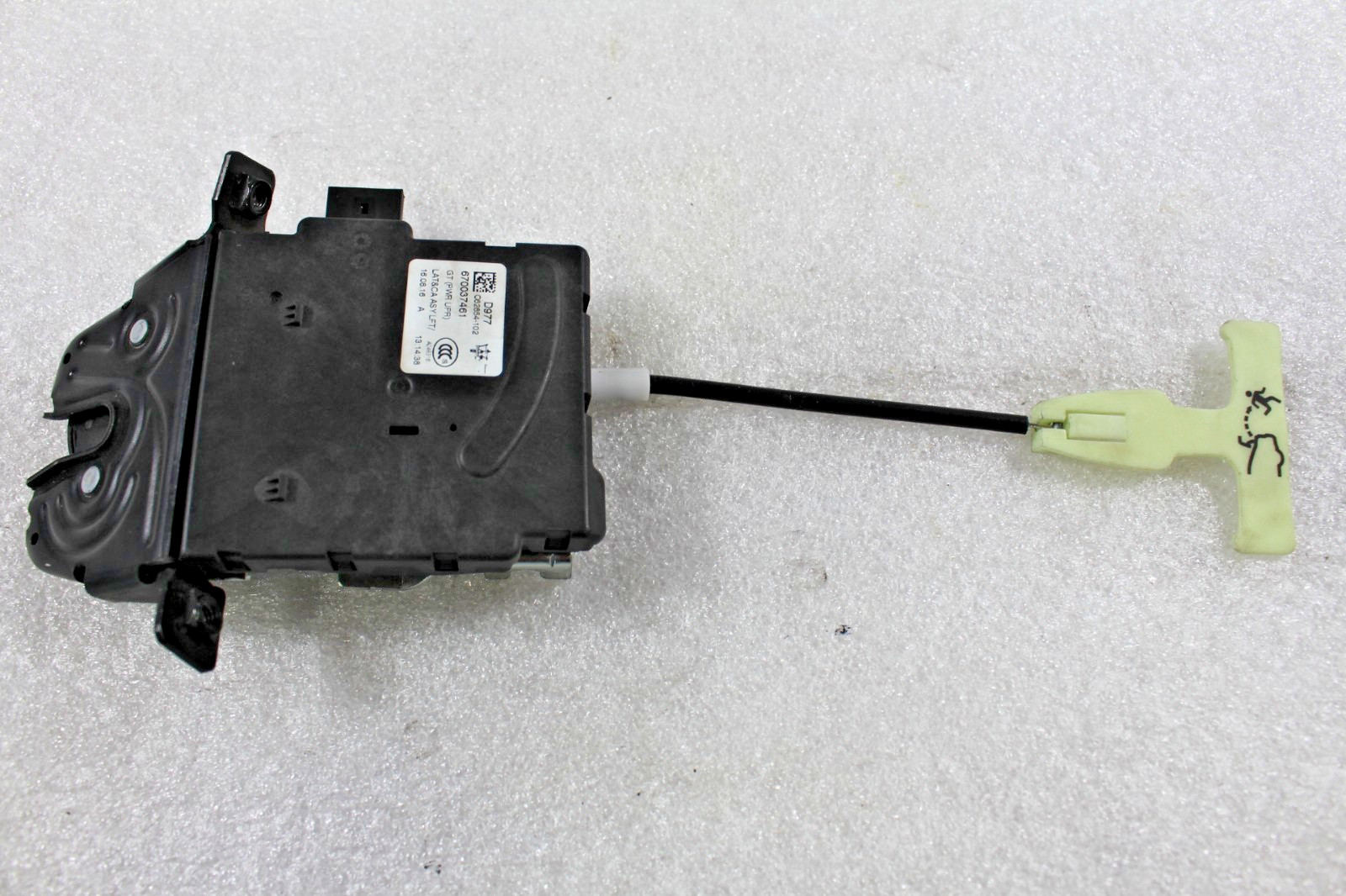 Maserati Ghibli, Rear Lid Lock, Used, P/N 670037461