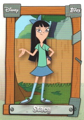2026 Topps Disney Neon Phineas & Ferb #P&F11 Stacy - NM-MT