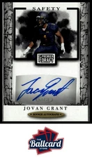 2021 SAGE Premier Draft #A31 Jovan Grant Autographs Black