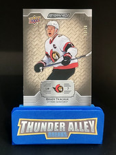2023-24 UD Engrained - Brady Tkachuk #38 White Birch 03/20 Ottawa Senators