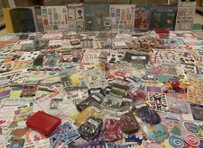 Huge Lot Scrapbooking 1025 Supplies Stickers Embellishments NEW